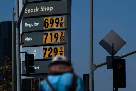 High gas prices are shown in Los Angeles, on May 24, 2022. (AP Photo/Jae C. Hong)