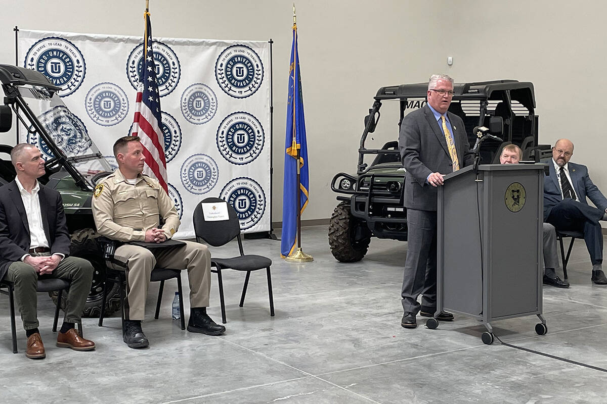 Metropolitan Police Department Undersheriff Chris Darcy speaks Thursday, June 30, 2022, at the ...