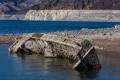 Shrinking Lake Mead reveals World War II-era boat