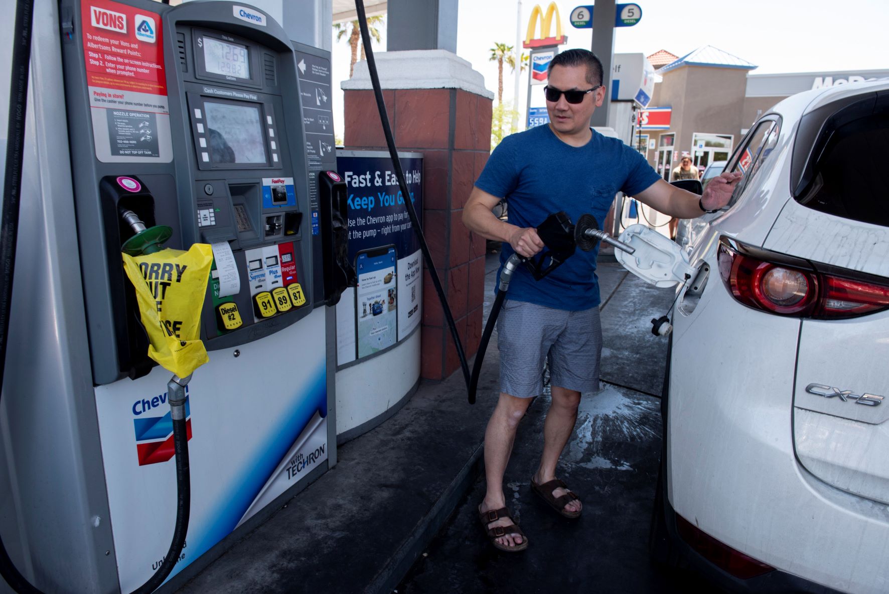 Harga gas Nevada melampaui Hawaii untuk tertinggi ke-2 di AS