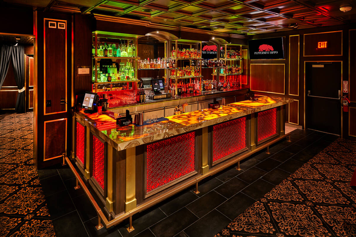 The interior of Peppermint Hippo, a new strip club in Las Vegas. (Courtesy Peppermint Hippo)