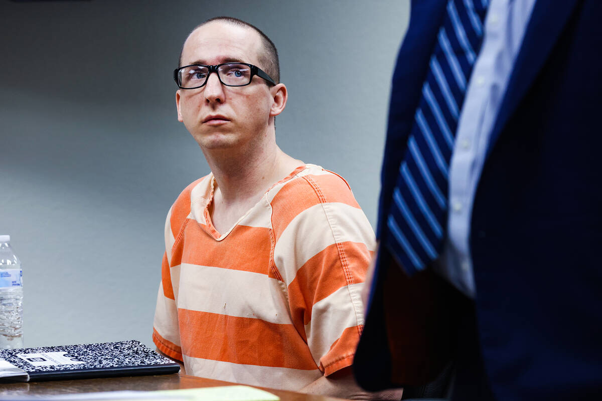 Tyler Kennedy, who pleaded guilty in March to three counts of DUI causing death in a Nye County ...