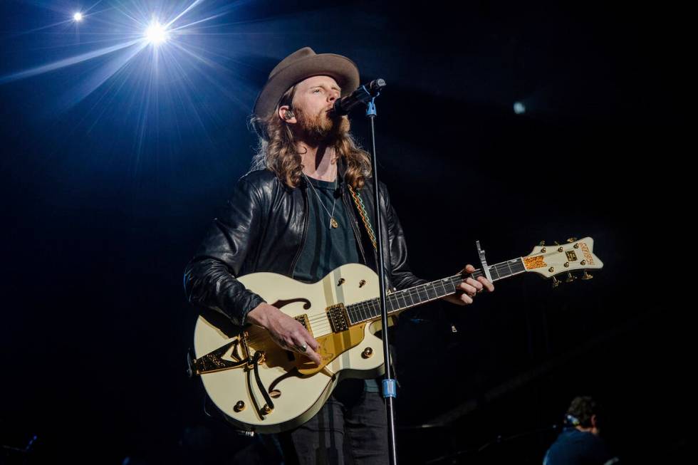 Wesley Schultz of The Lumineers performs at the Innings Festival at Raymond James Stadium Groun ...
