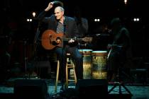 James Taylor performs at JONI 75: A Birthday Celebration on Wednesday, Nov. 7, 2018, at the Dor ...