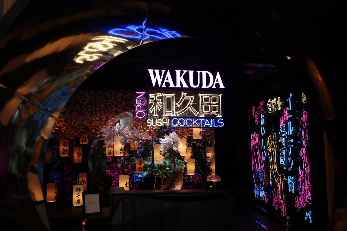 Wakuda in The Venetian on the Strip in Las Vegas Thursday, June 30, 2022. (K.M. Cannon/Las Vega ...