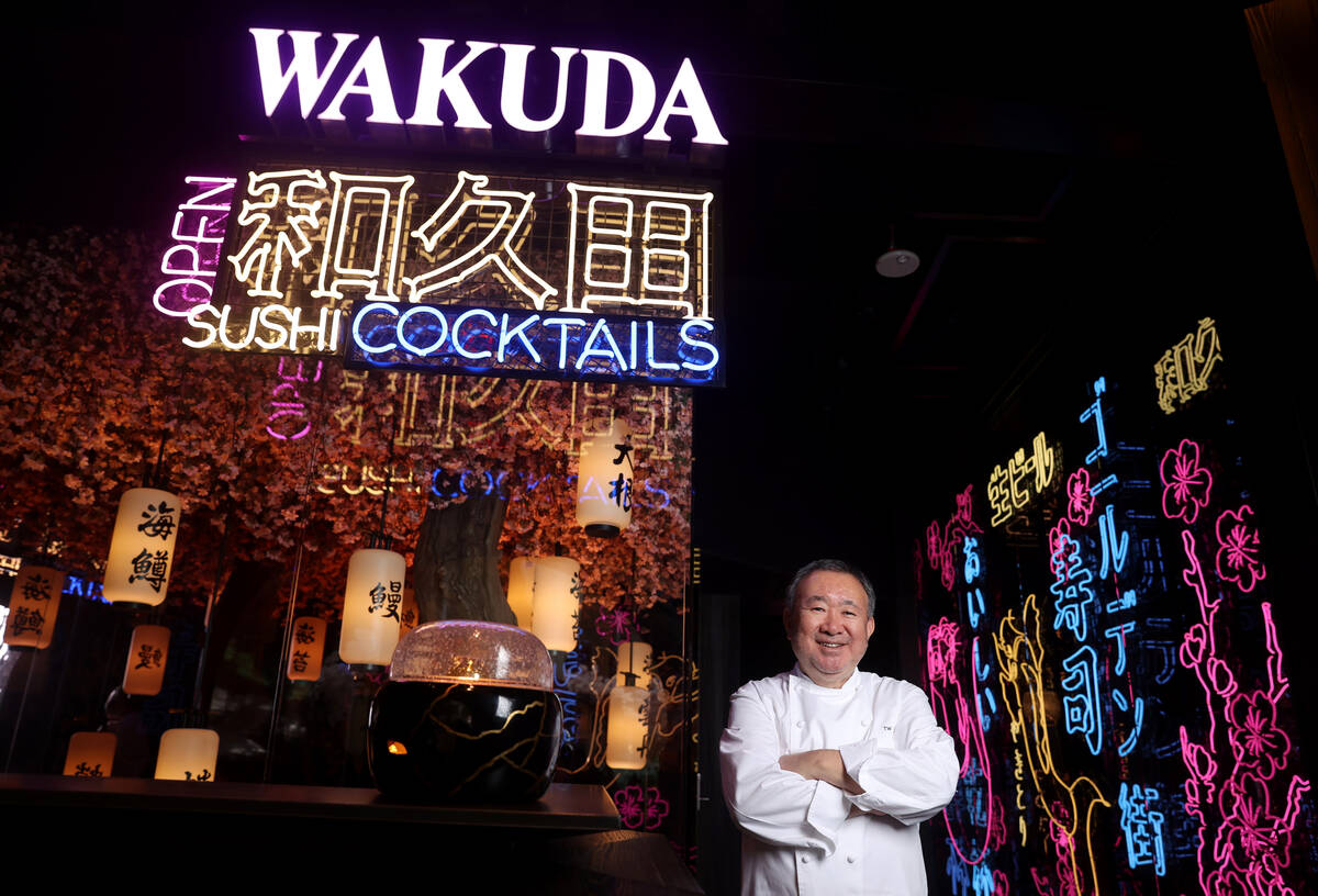 Tetsuya Wakuda at his restaurant Wakuda in The Venetian on the Strip in Las Vegas Thursday, Jun ...