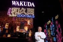 Tetsuya Wakuda at his restaurant Wakuda in The Venetian on the Strip in Las Vegas Thursday, Jun ...