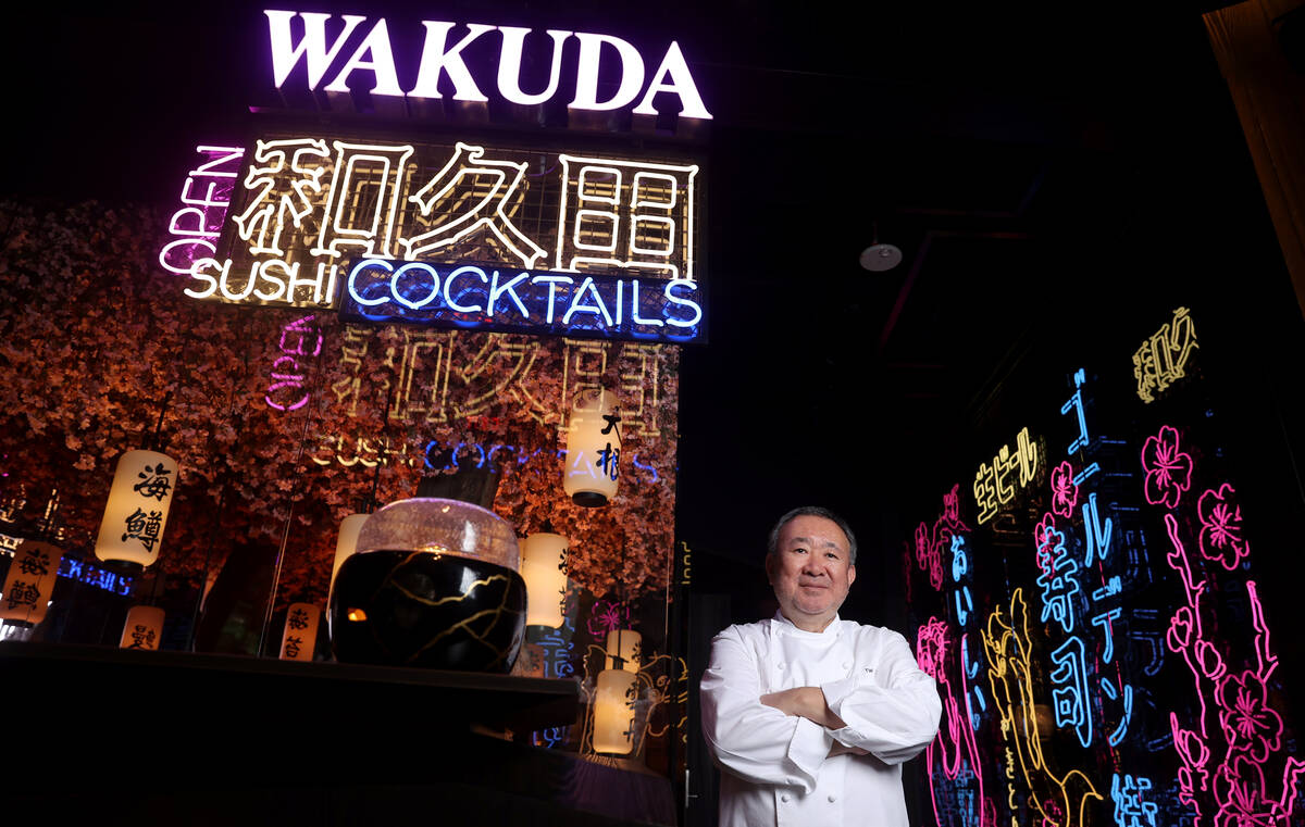 Tetsuya Wakuda at his restaurant Wakuda in The Venetian on the Strip in Las Vegas Thursday, Jun ...