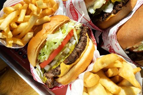 An Original Fatburger with all the fixings from the Fatburger chain, which recently opened two ...