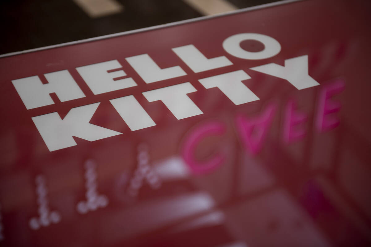 Hello Kitty Café Grand Opening Inside Fashion Show Las Vegas