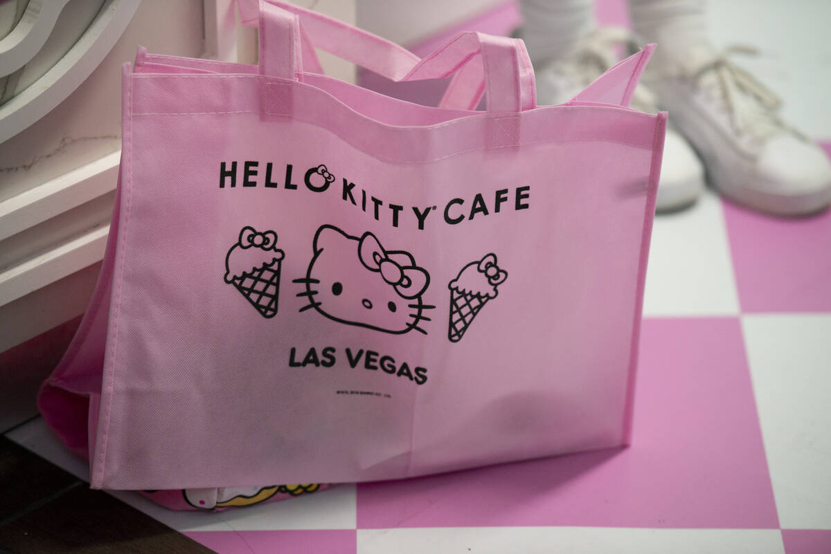 The new Hello Kitty Cafe opened inside Fashion Show Mall on Friday, July 8, 2022, in Las Vegas. ...