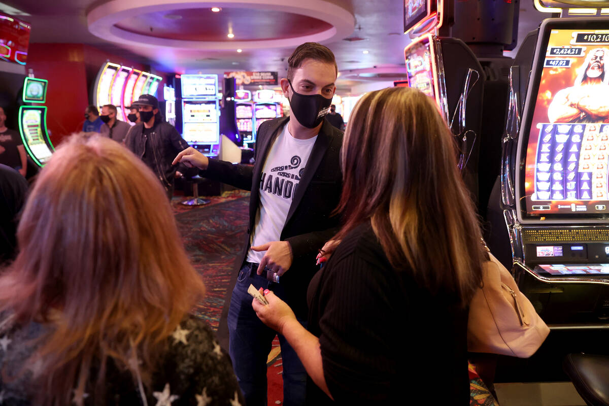 Slot machine YouTuber Brian Christopher visits with Marci Sain ...