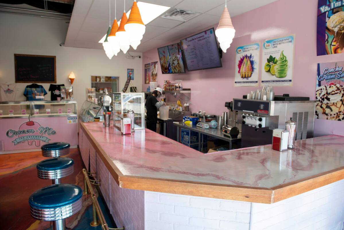 Cream Me Ice Creamery on Main Street in the Arts District on Monday, July 11, 2022, in Las Vega ...