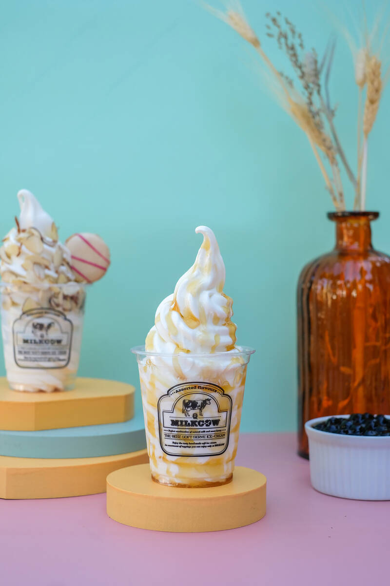 Milkcow, which opened last month in Tivoli Village, offers milk and honey soft-serve ice cream. ...