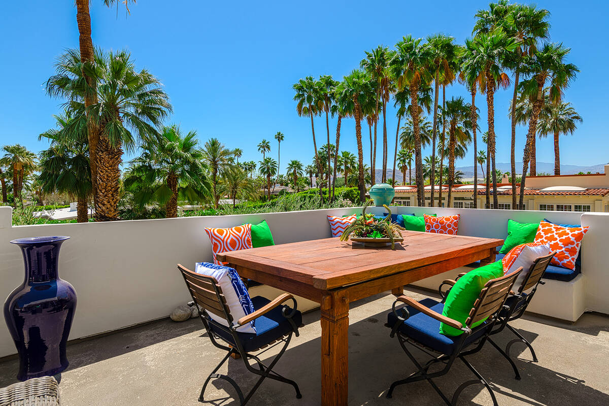 The outdoor dining area. (BHHS)