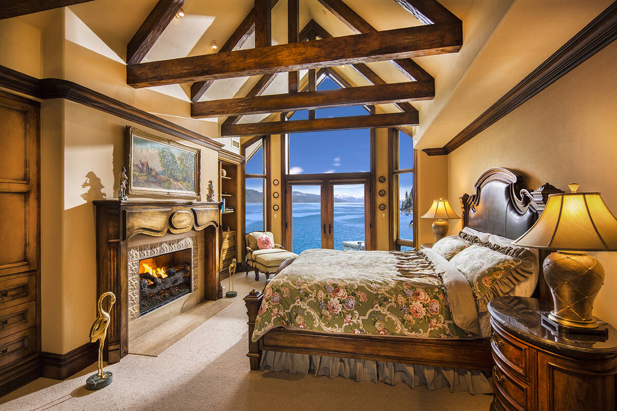 One of eight en suite bedrooms. (Chase International Realty)