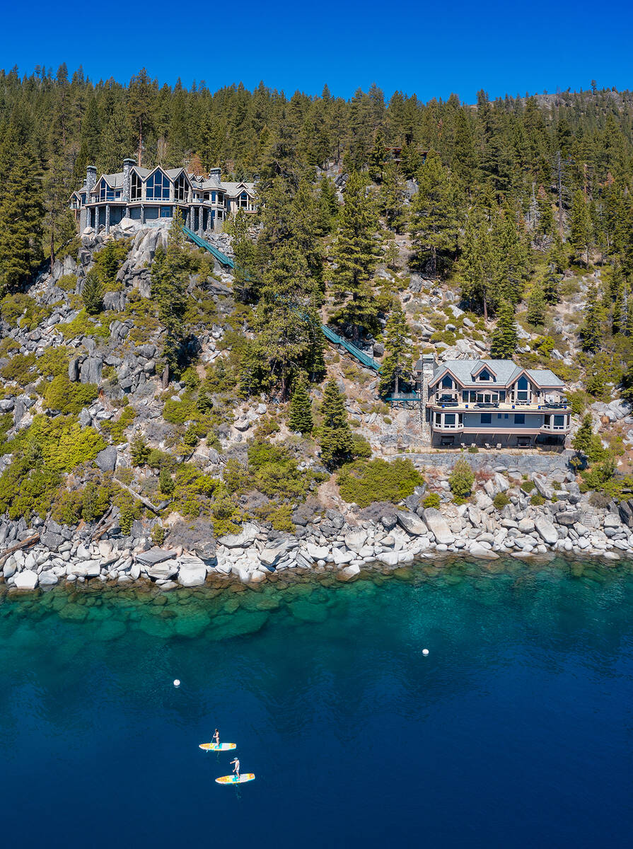 The estate sits on 5.14 forested acres. (Chase International Realty)