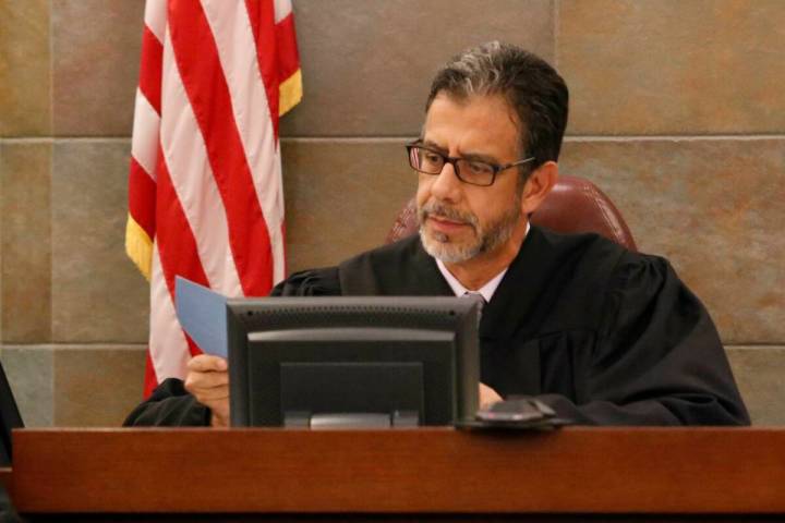 Judge Michael P. Villani at the Regional Justice Center on Thursday, Feb. 2, 2017, in Las Vegas ...