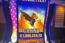 The Buffalo Diamond payoff of more than $1 million at the Aquarius Casino Resort on Thursday, J ...