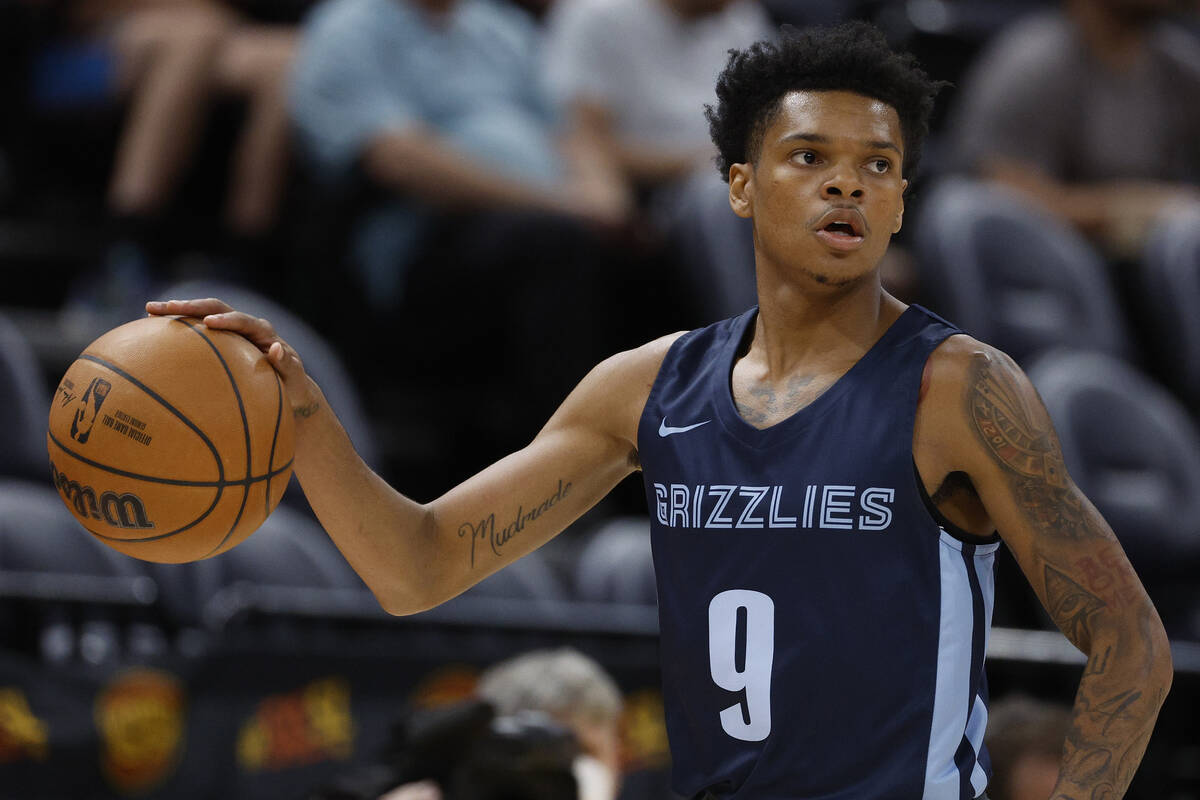 Memphis Grizzlies guard Ronaldo Segu (9) runs the court against the