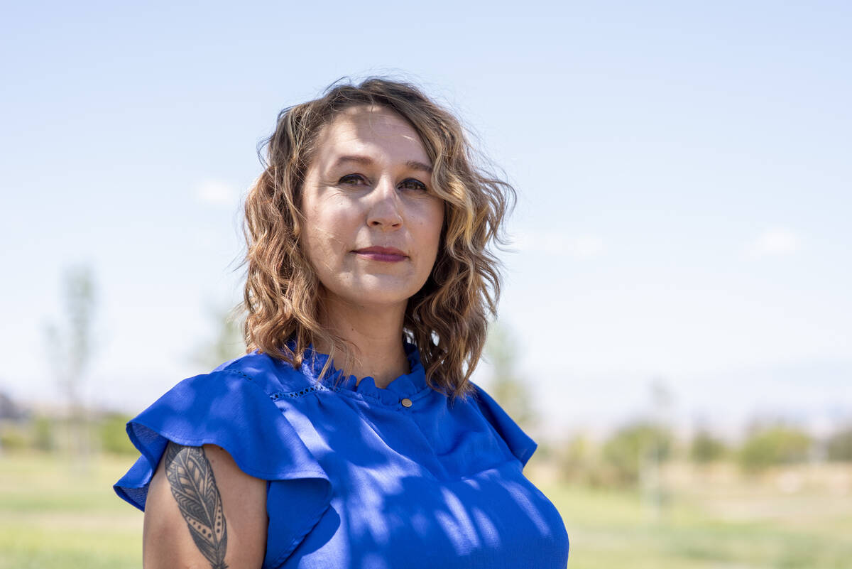 Education advocate Anna Binder poses for a portrait in Cadence Central Park on Tuesday, July 12 ...