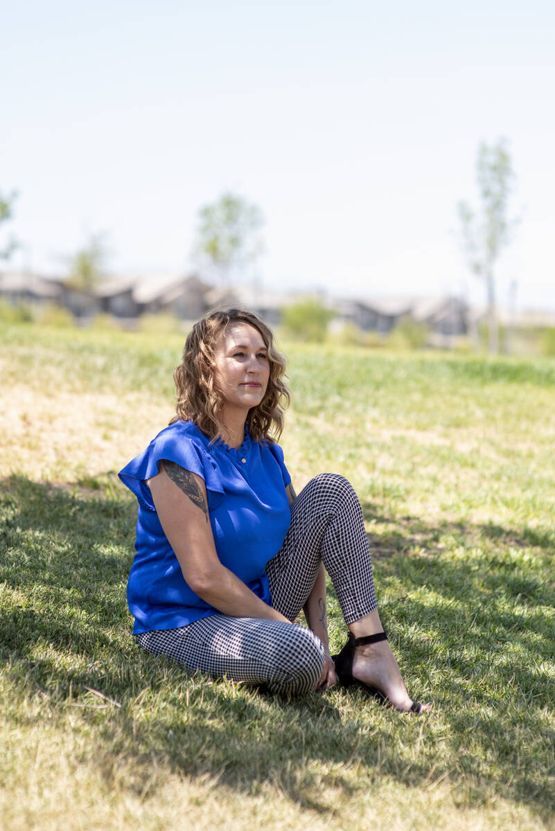 Education advocate Anna Binder poses for a portrait in Cadence Central Park on Tuesday, July 12 ...