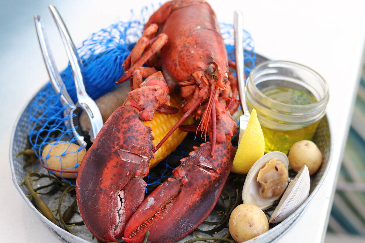This lobster boil from Tailgate Social in Palace Station Casino brings a New England summer to ...