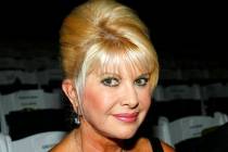 FILE - Ivana Trump poses before the Baby Phat spring 2008 collection is modeled during Fashion ...