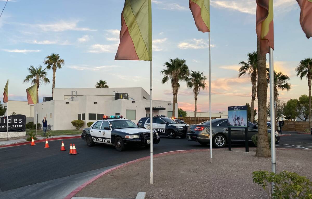 Las Vegas police were investigating a homicide in the 3900 block of East Cheyenne Avenue around ...