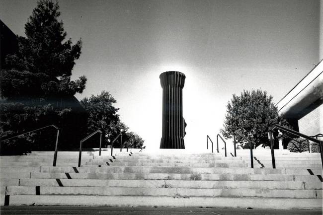 Flashlight on UNLV Campus, by Claes Oldenburg. (File Photo/Las Vegas Review-Journal)