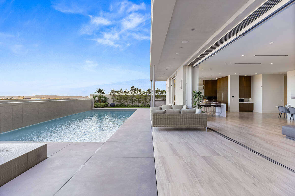 The home opens to the pool area. (Ivan Sher Group)