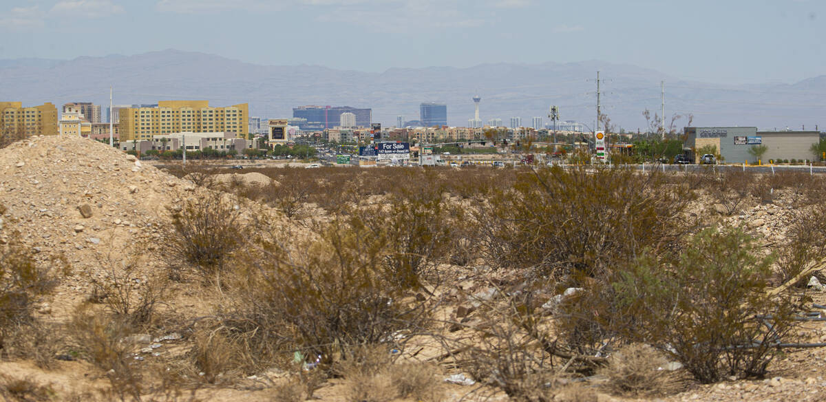 A portion of 126 acres at the southwest corner of Las Vegas Boulevard and Cactus Avenue, which ...