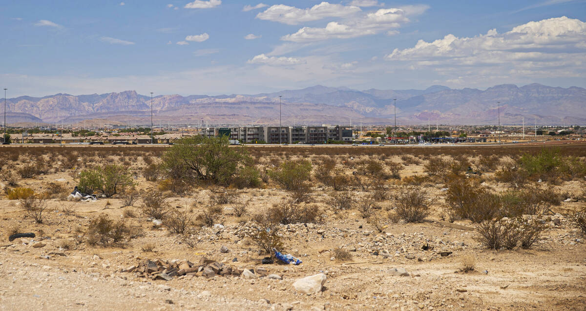 A portion of 126 acres at the southwest corner of Las Vegas Boulevard and Cactus Avenue, which ...
