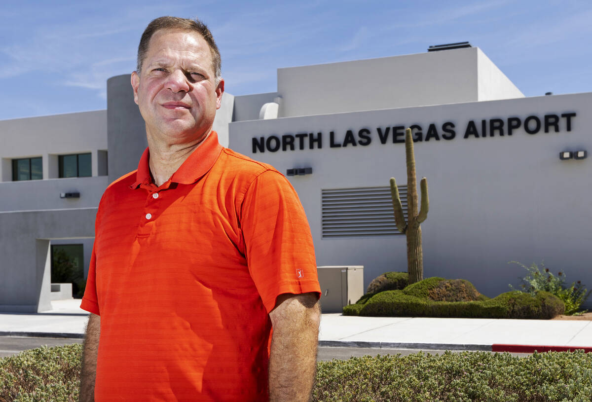 Will Bradley, flight instructor and retired Army safety specialist, poses for a portrait outsid ...