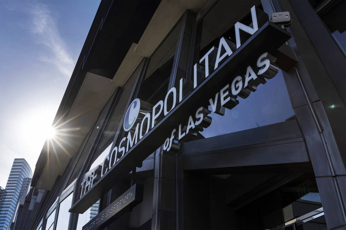 Cosmopolitan Las Vegas on Thursday, July 21, 2022, in Las Vegas. (Ellen Schmidt/Las Vegas Revie ...