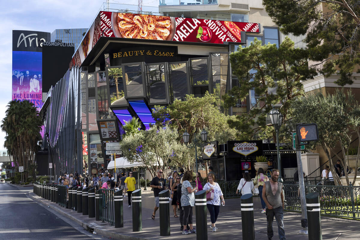 Cosmopolitan Las Vegas on Thursday, July 21, 2022, in Las Vegas. (Ellen Schmidt/Las Vegas Revie ...