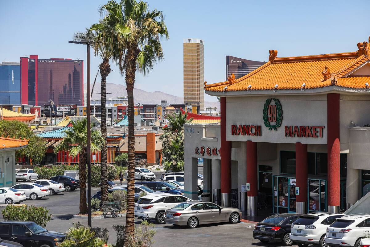 Chinatown Plaza in Las Vegas, Monday, June 27, 2022. (Rachel Aston/Las Vegas Review-Journal) @r ...