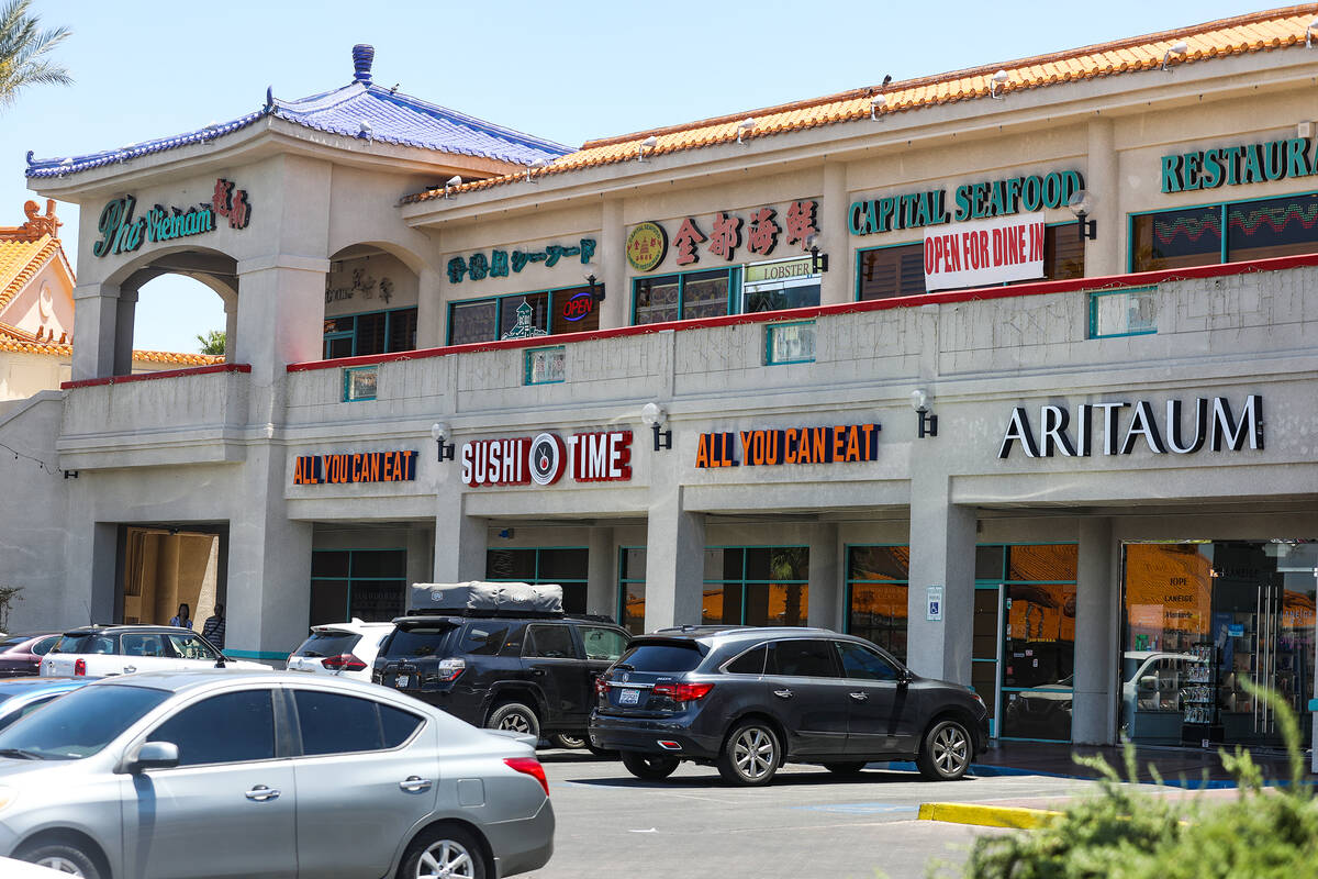 Chinatown Plaza in Las Vegas, Monday, June 27, 2022. (Rachel Aston/Las Vegas Review-Journal) @r ...