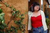 Eldorado High School student Estrella Gomez, 16, poses for a photo at her home, Friday, July 22 ...