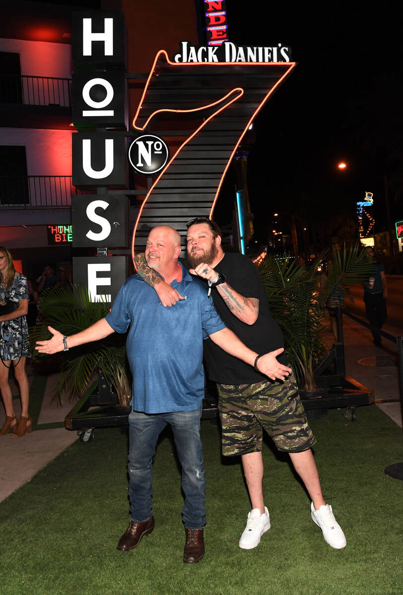 Rick Harrison and Corey Harrison attend the Jack Daniel's House No. 7 party on July 6, 2019 in ...