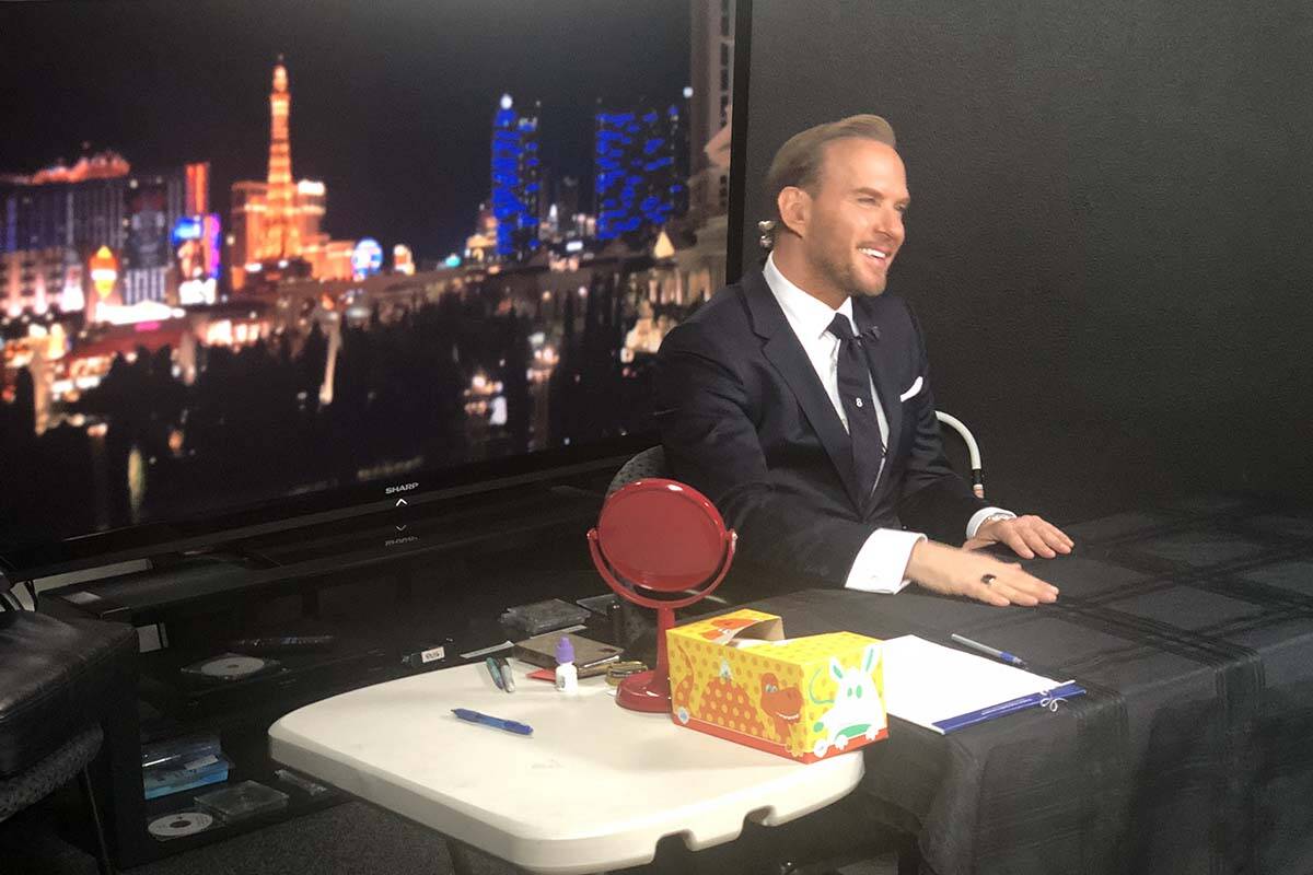 Matt Goss is shown at CoverEdge Studios in Las Vegas as he is interviewed by Piers Morgan and S ...