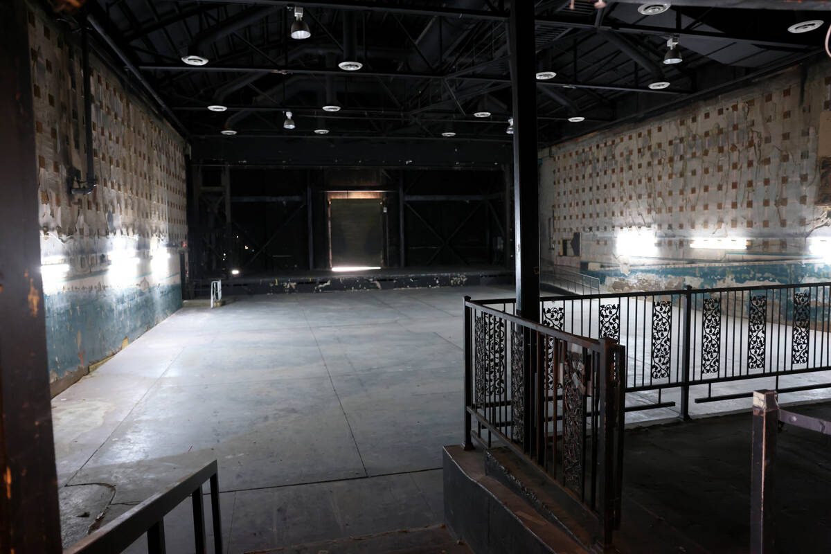 The historic Huntridge Theater in downtown Las Vegas Wednesday, July 27, 2022. Owner J Dapper p ...