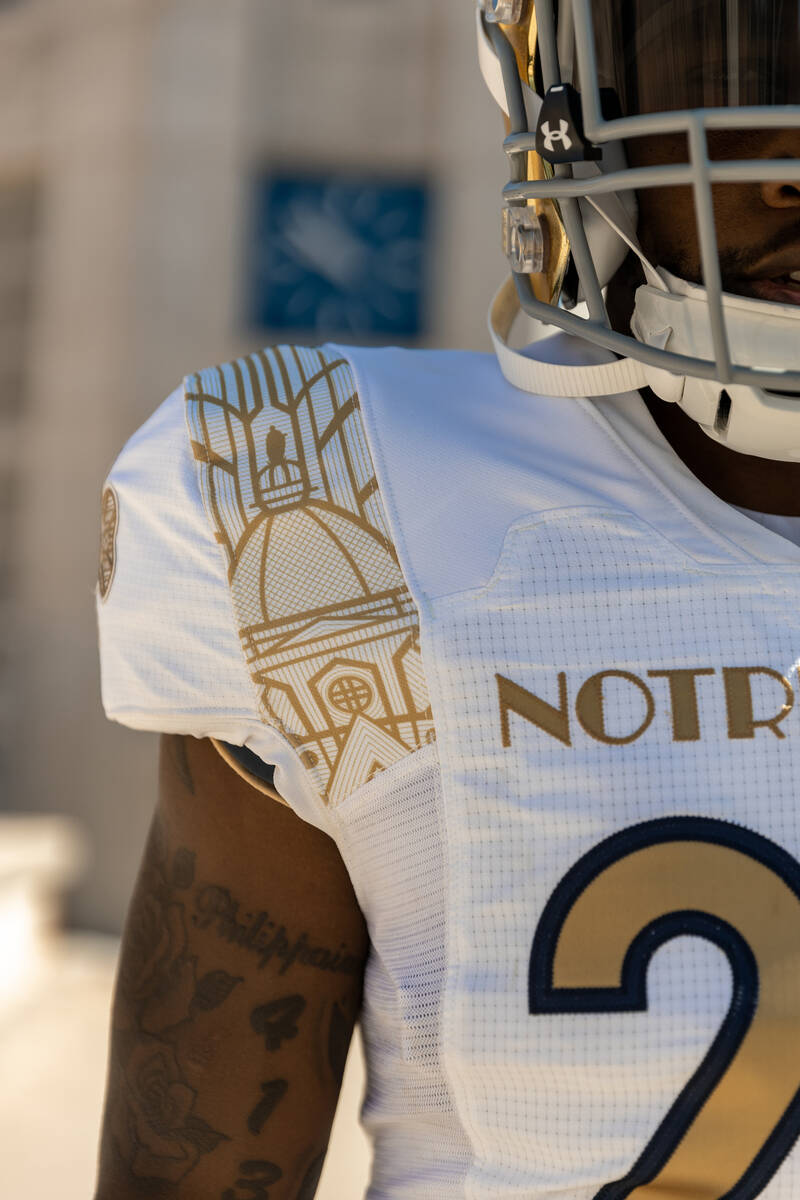 Notre Dame with 'Hangover'-inspired jersey reveal for Las Vegas