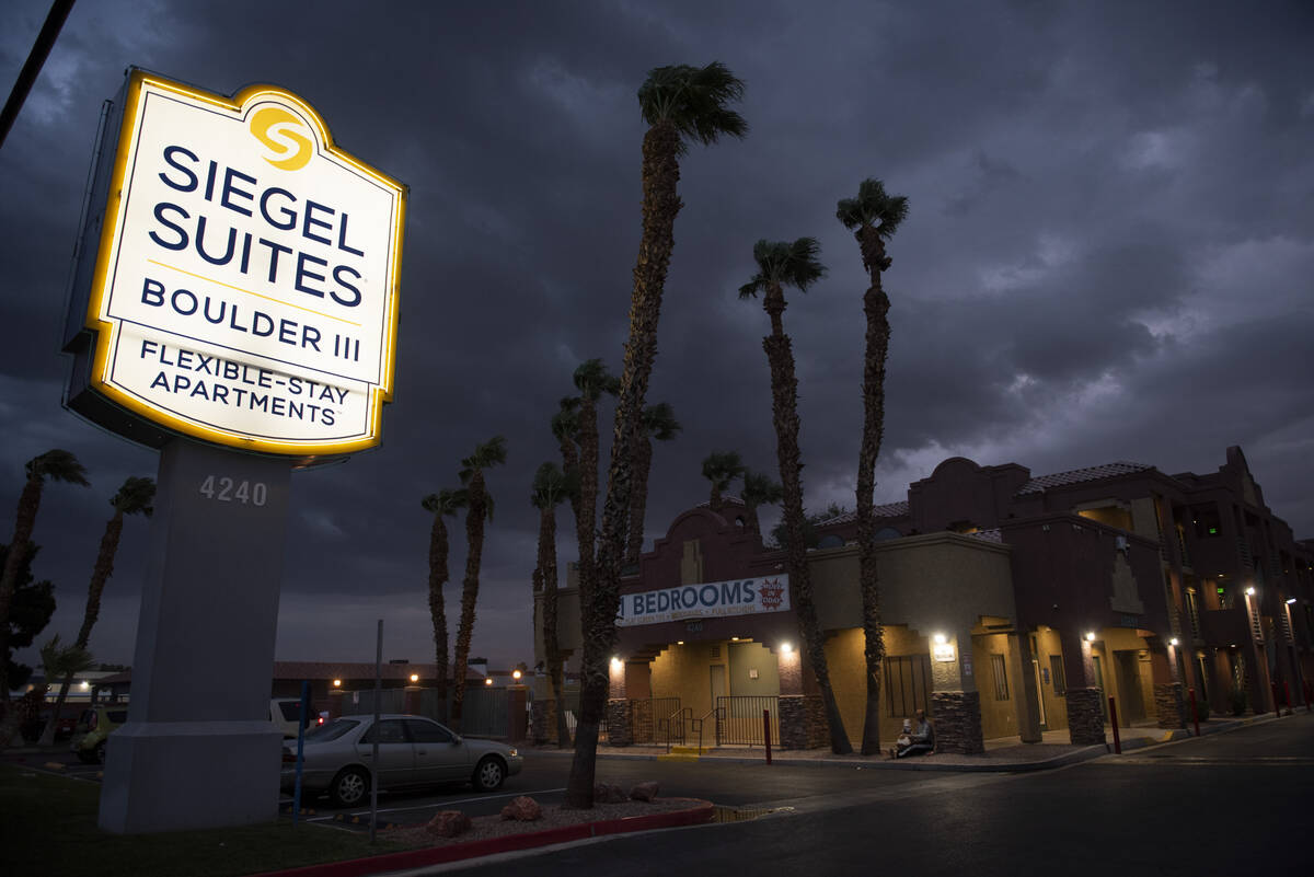 The Siegel Suites Boulder III on Boulder Highway on Wednesday, July 27, 2022, in Las Vegas. (St ...