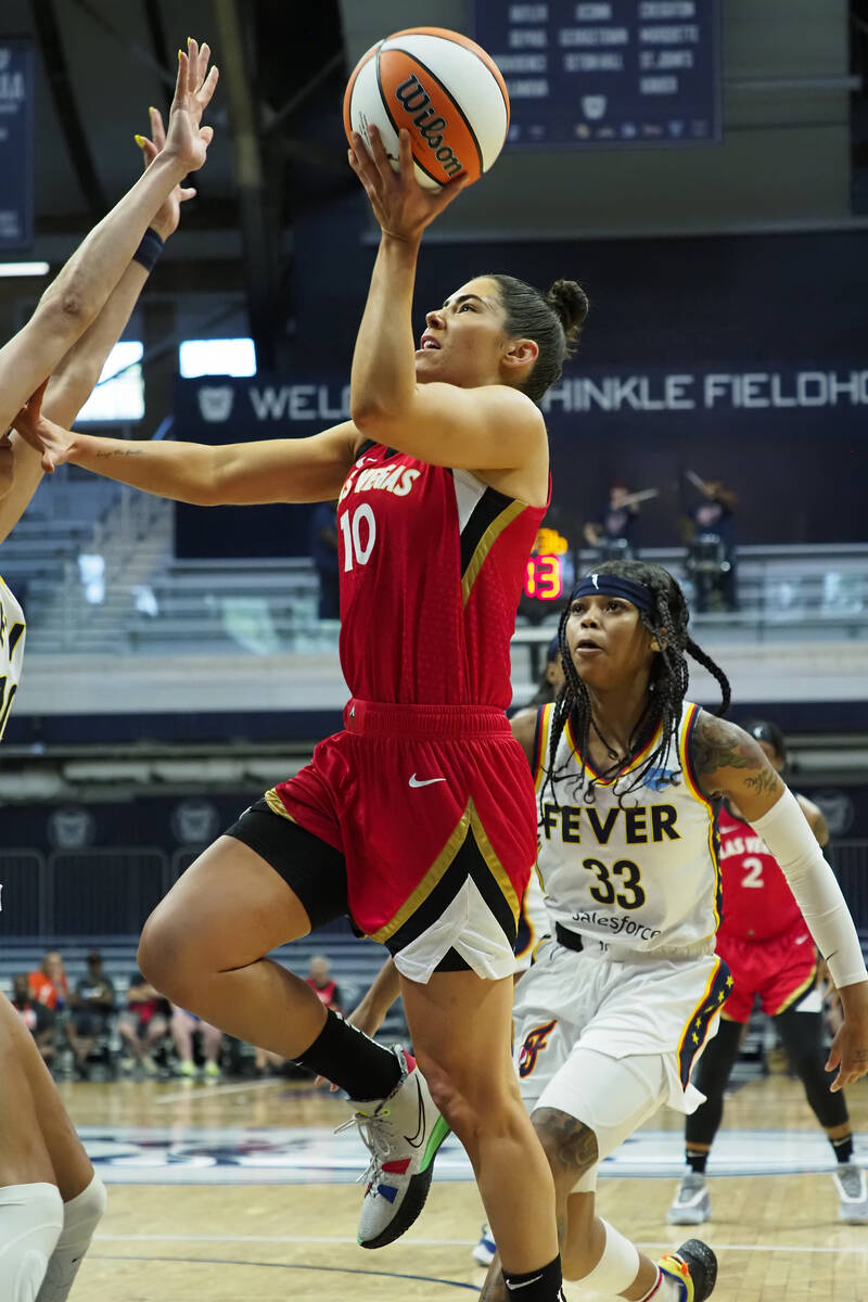 Kelsey Plum's 40-point-night one for Aces' record book