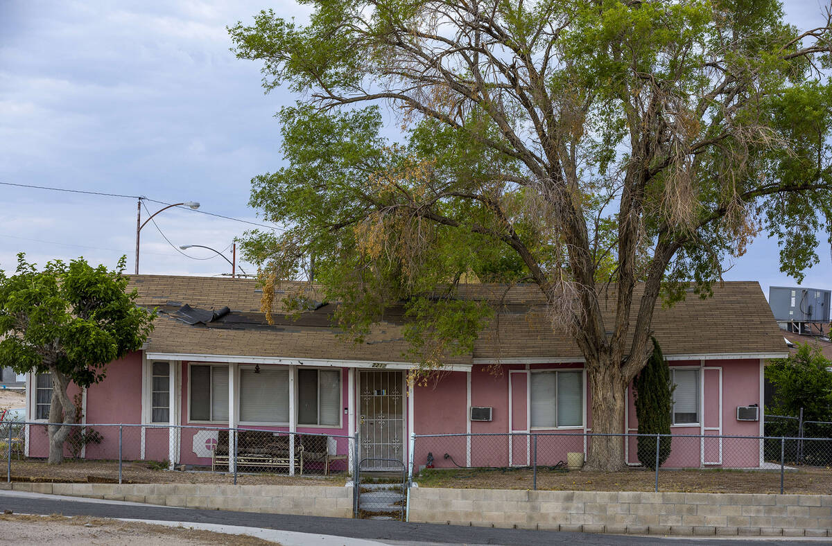A home angles towards the center off of North Constance Ave. within the Windsor Park subdivisio ...