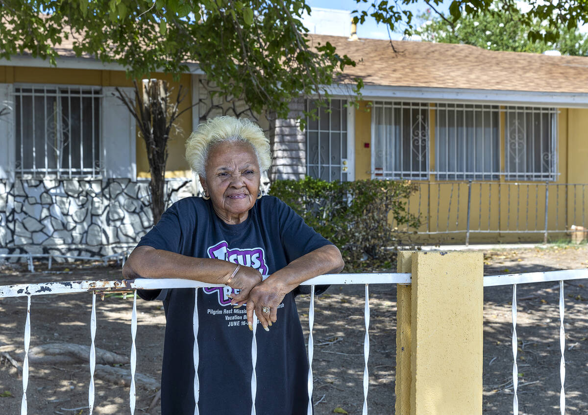 Myrtle Wilson at her home along North Clayton Ave. has resided for decades within the Windsor P ...