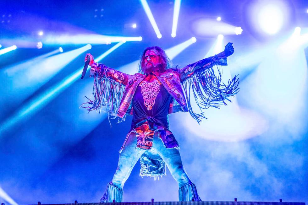 Rob Zombie performs at Welcome to Rockville at Daytona International Speedway on Friday, Nov. 1 ...