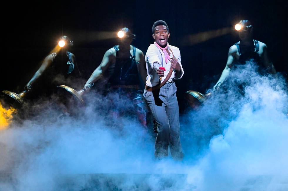 Chibueze Ihuoma dan kawan-kawan di Hadestown North American Tour_photo oleh Kevin Berne