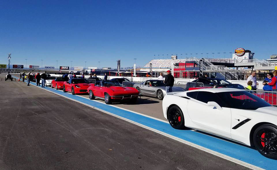 Lat Amal Anak Speedway untuk Hari Media Amal di Las Vegas Motor Speedway di Las Veg...